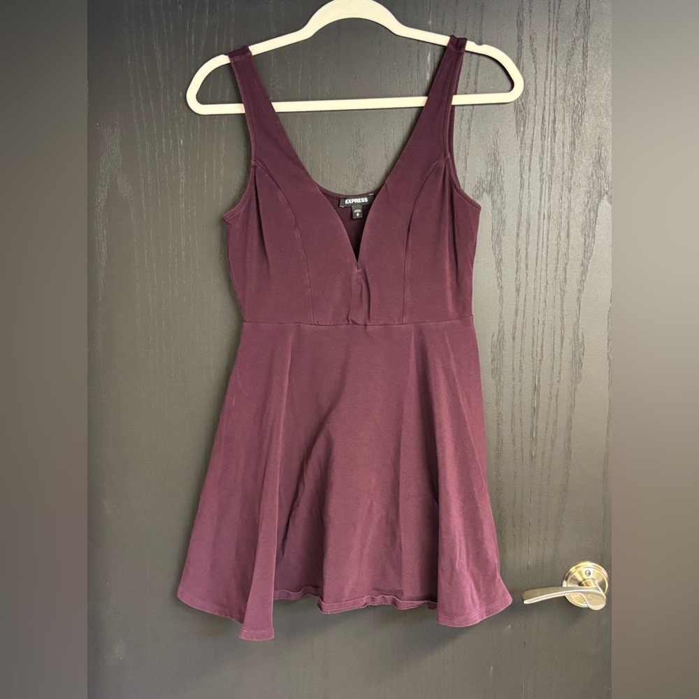 Express Women's Deep Purple Mini Dress